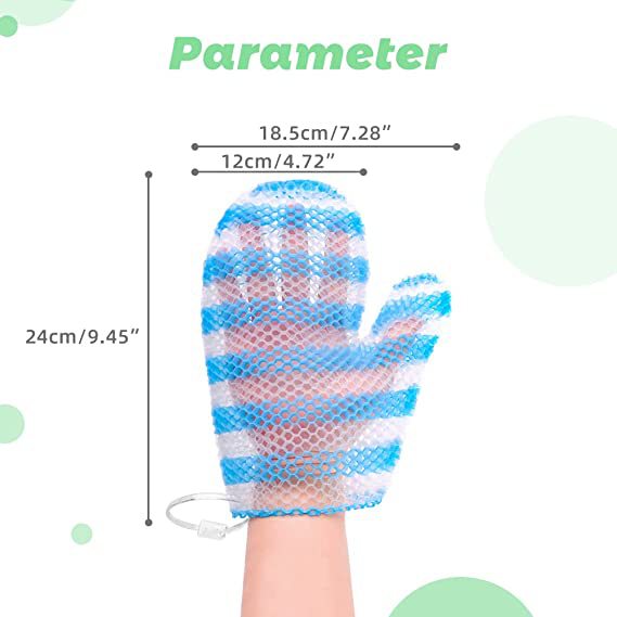 Unisex Bath Glove Honeycomb Type