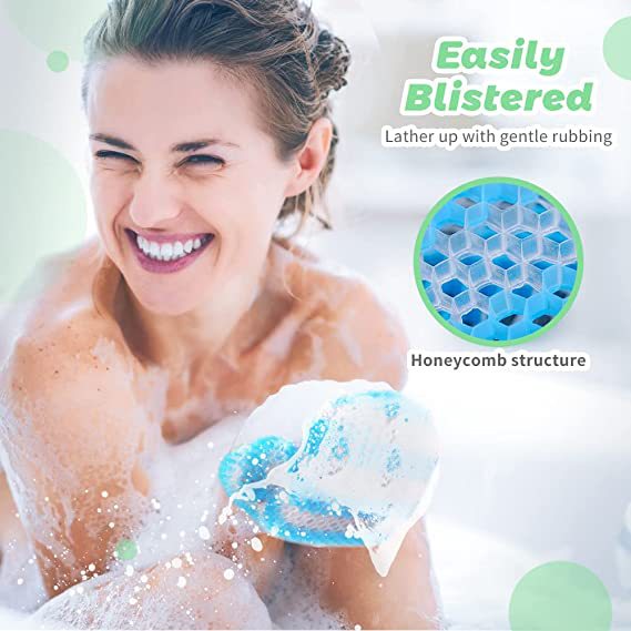 Unisex Bath Glove Honeycomb Type