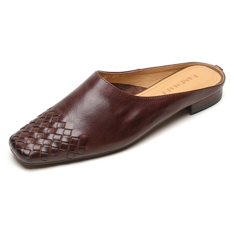 Womens Handmade Vintage Flat Sandals